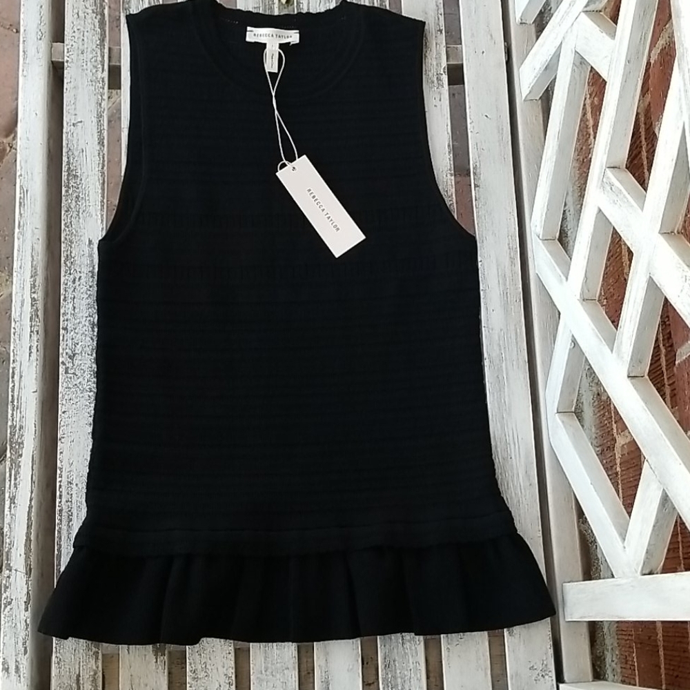 Rebecca Taylor | Black Tank